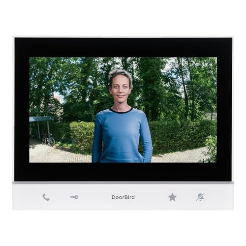 DoorBird A1103T IP Video binnenstation White Edition | Binnenunit voor IP-video-intercom met display, WLAN en LAN
