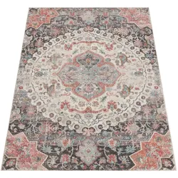 OUTDOORTEPPICH, orientalisch im Vintage-Stil, Grau, 80 x 150 cm
