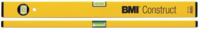 Niveau à bulles 689 Construct 80 cm aluminium jaune ± 1mm/m BMI (689080PGELBECO)