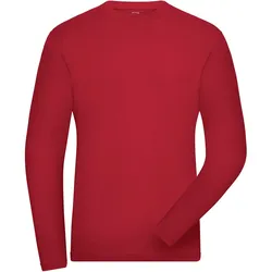 Bio Stretch Langarmshirt "JN1804" UV-Schutz - 3XL - red