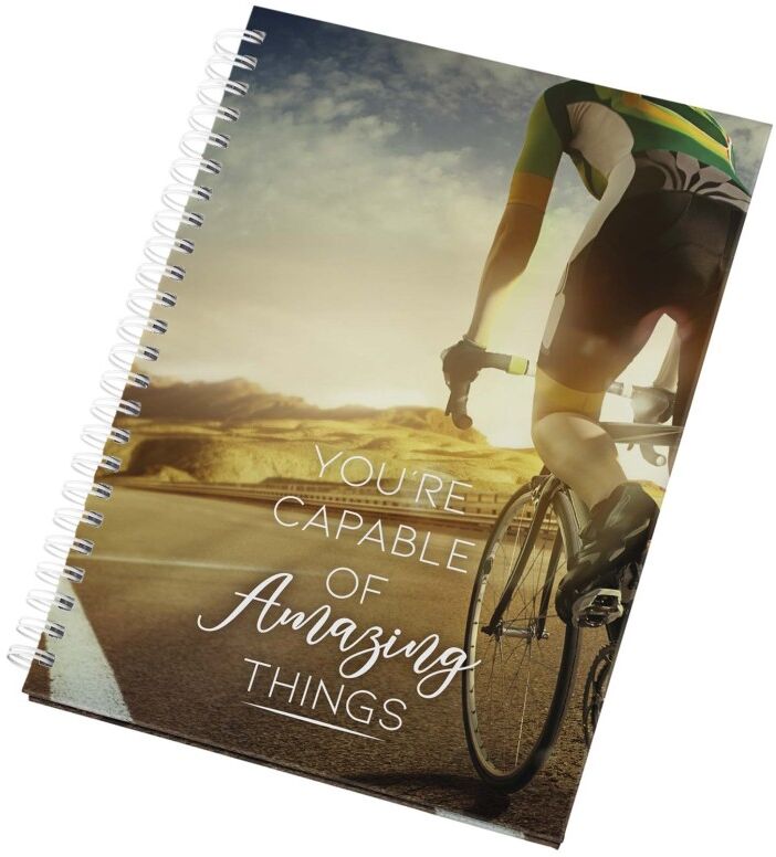 Agenda non daté Desk-Mate® à couverture rigide A5 blanc
