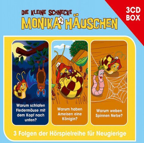 Die kleine Schnecke Monika Häuschen - Monika Häuschen - 3-CD Hörspielbox Vol.3 - Preis vom 01.10.2026 17:08:56 h