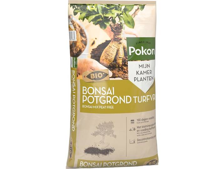 Pokon bonsai grond turfvrij 5 liter
