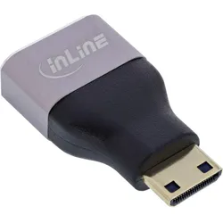 InLine HDMI Adapter, HDMI A Buchse / Mini HDMI C Stecker, 8K UHD