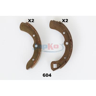 JAPKO Bremsbackensatz 55604 Hinterachse für DAIHATSU TATA