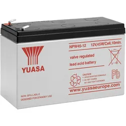 Yuasa Bleiakku 12 V, 8,5 Ah NPW45-12 (1 Stk., 8500 mAh), Batterien + Akkus