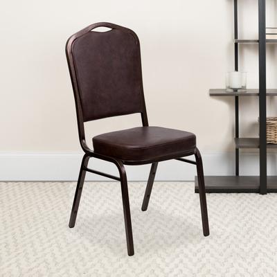 Lancaster Home "4 Pack Crown Back Stacking Banquet Chair - 20.25""D x 17.25""W x 38""H"