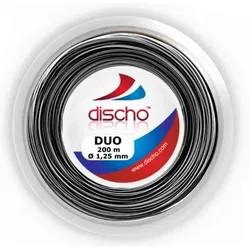 Tennissaite - DISCHO - DUO SILVER - 200 m 1,30 mm