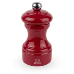 PEUGEOT Salzmühle BISTRO 10cm Passionsrot Buchenholz Lackiert Stahlmahlwerk