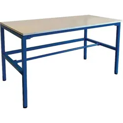 Packtisch B1600xT800xH850mm Melaminharz Arbeitsplatte GEWA