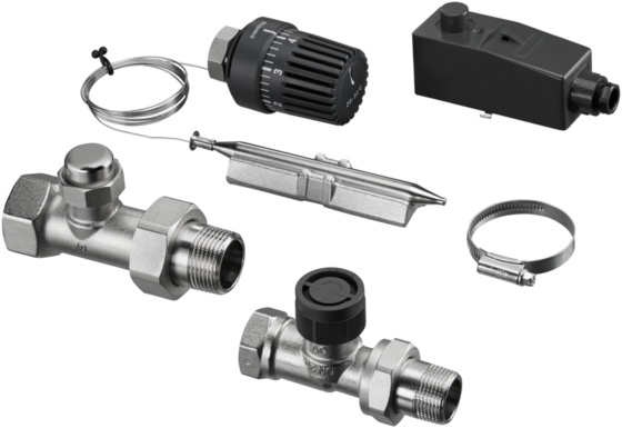 Oventrop Fußboden-Regel-Set 2 1144252 für Fußbodenflächen bis 120 qm