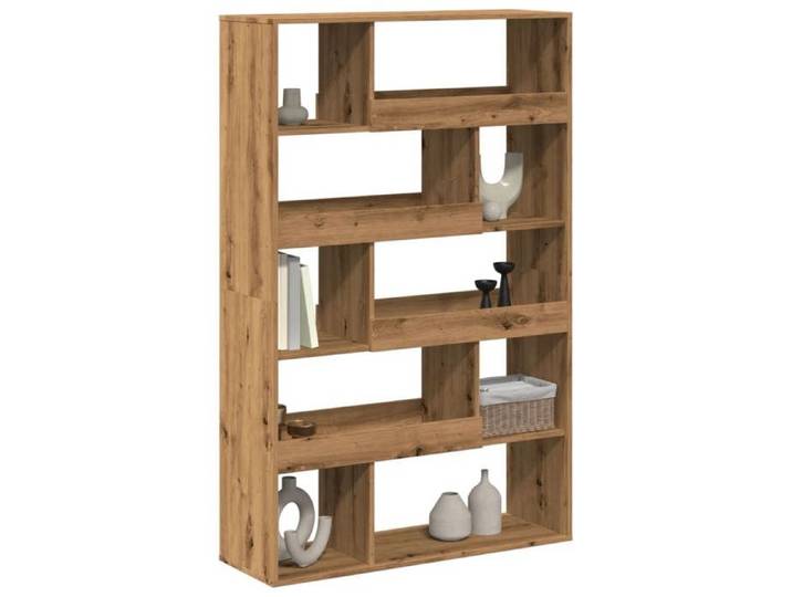 BEAU Bibliothèque de rangement - ZENCORE - Organisateur de Livre - Pour Séjour - chêne artisanal 100x33x156 5cm - Bois d'ingénierie
