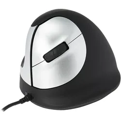 R-Go Tools R-Go HE Mouse, Ergonomische Maus, Mittel (Handlänge 165-185mm), für Linkshänder, drahtgebunden
