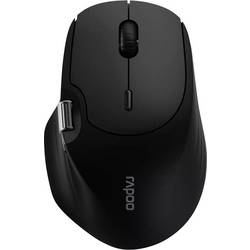 Rapoo MT560 Maus Kabellos, Bluetooth® Schwarz 9 Tasten 4000 dpi Wiederaufladbar R-12534