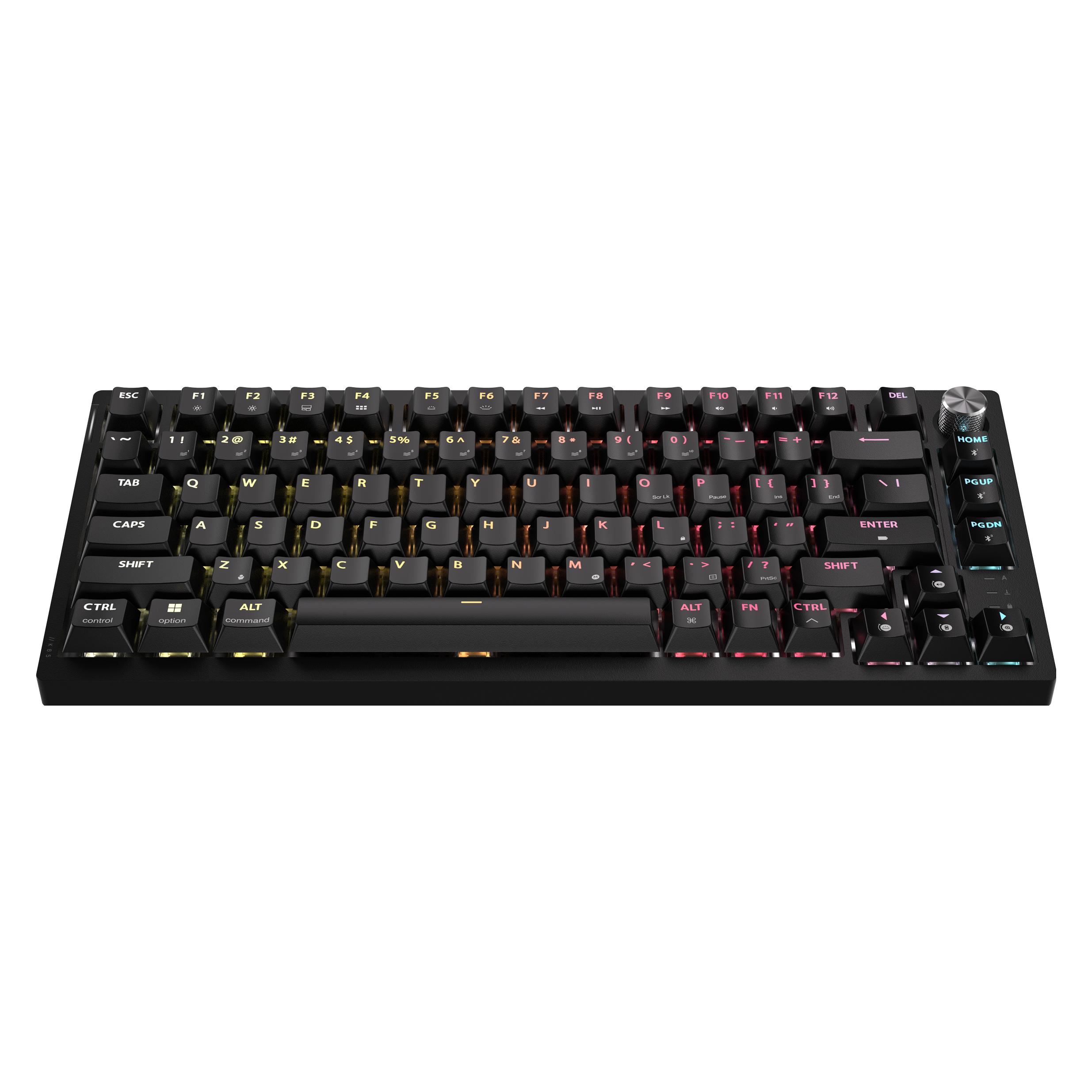 Corsair K65 Plus (DE, Kabelgebunden, Kabellos) (CH-91D441F-DE)