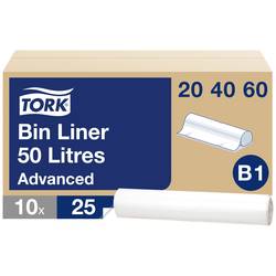 TORK 204060 Müllsack 50 l Transparent 250 St.