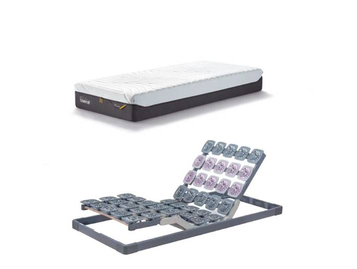 Tempur Pro CoolQuilt Matratze &amp; Premium Flex 3000 Systemrahmen 2