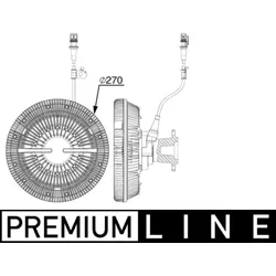 Kupplung Kühlerlüfter MAHLE CFC 241 000P