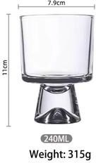Inspired Finds 8.1oz Mini Long Stem Glass Cup For Red Wine Desserts And Cold Drinks 1pc