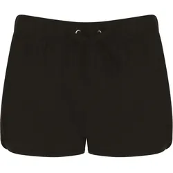 SF Women Damen Retro Short Sweat-Shorts SK069 black/black XXL
