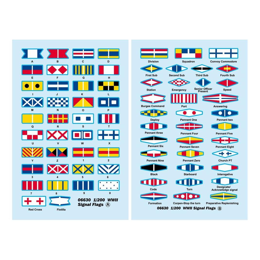 Trumpeter WWII Signal Flags (06630)