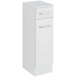Weißer Unterschrank 25 cm breit Bad