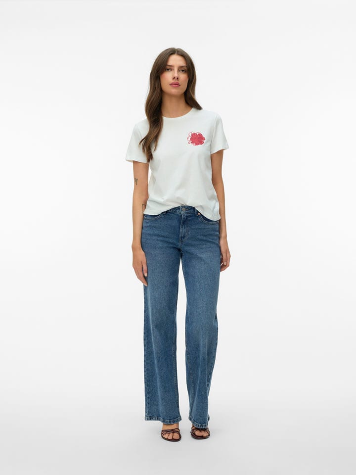 Vero Moda Shirt in Weiß - XL