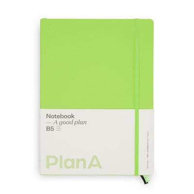 Notizbuch B5 Softcover Kiwi Green Liniert, 128 Seiten