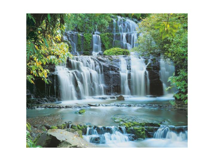Komar Vliestapete, Mehrfarbig, Flusslauf, 300x250 cm, Fsc, Tapeten & Wandverkleidungen, Vliestapeten