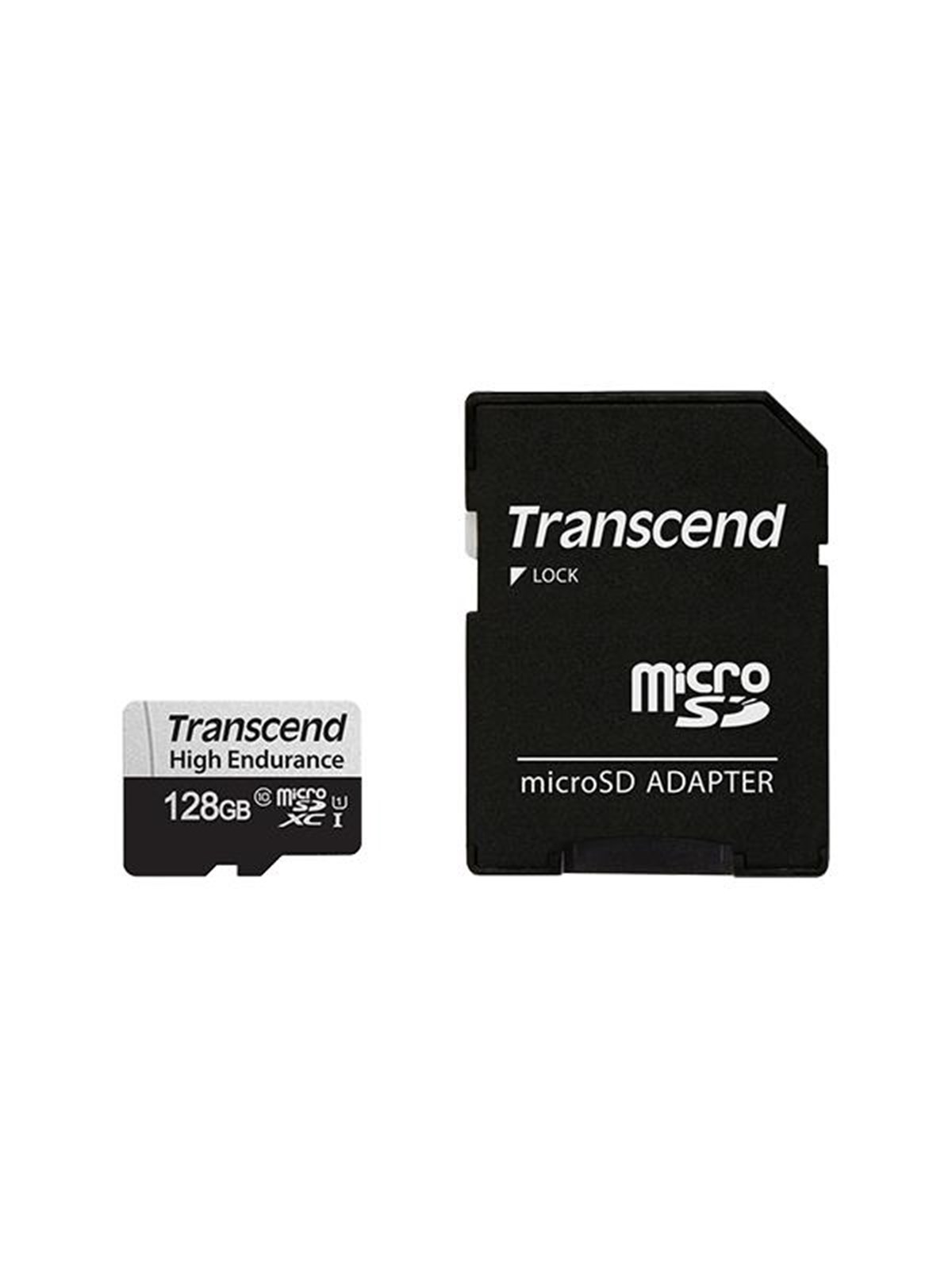 Transcend 350V High Endurance MicroSD/SD - 100MB/s - 128GB