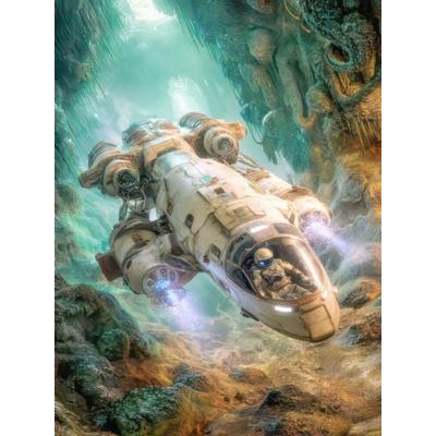 CALVENDO Puzzle Fantasievoller Science-Fiction | 1000 Teile Lege-Größe 64x48cm Foto-Puzzle für glückliche Stunden