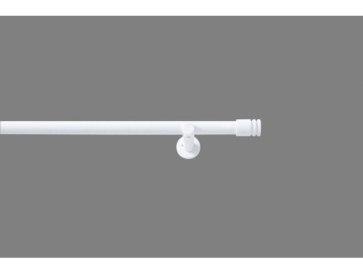Vorhangstange GOOD LIFE Mira Gr. 20, weiss (weiß), L:480cm Ø:20mm, Metall, Gardinenstangen, Vorhangstange