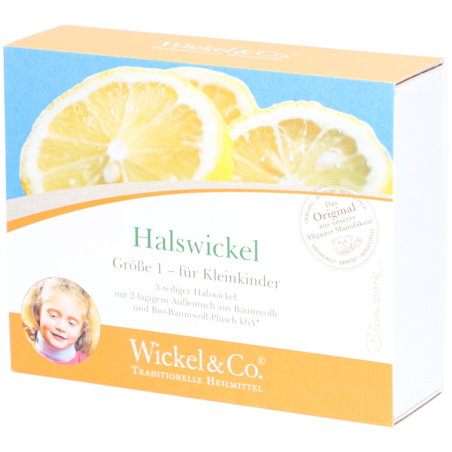 Halswickel Gr. 1, karo blau 1 St Folie