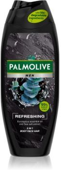 Palmolive Men Refreshing gel de banho para homens 2 em 1 500 ml. Men Refreshing