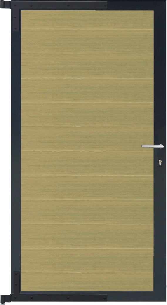 TETZNERJENT ELSKOP-Tor-Komplettset 90 x 173 cm, Füllung schilf 16971095
