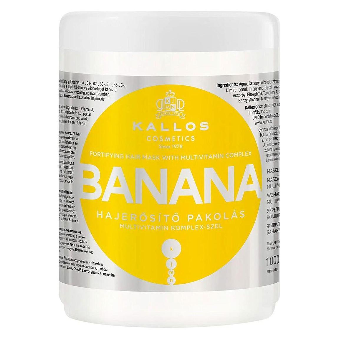 Kallos Cosmetics Banana (1000 ml) (5998889511104)