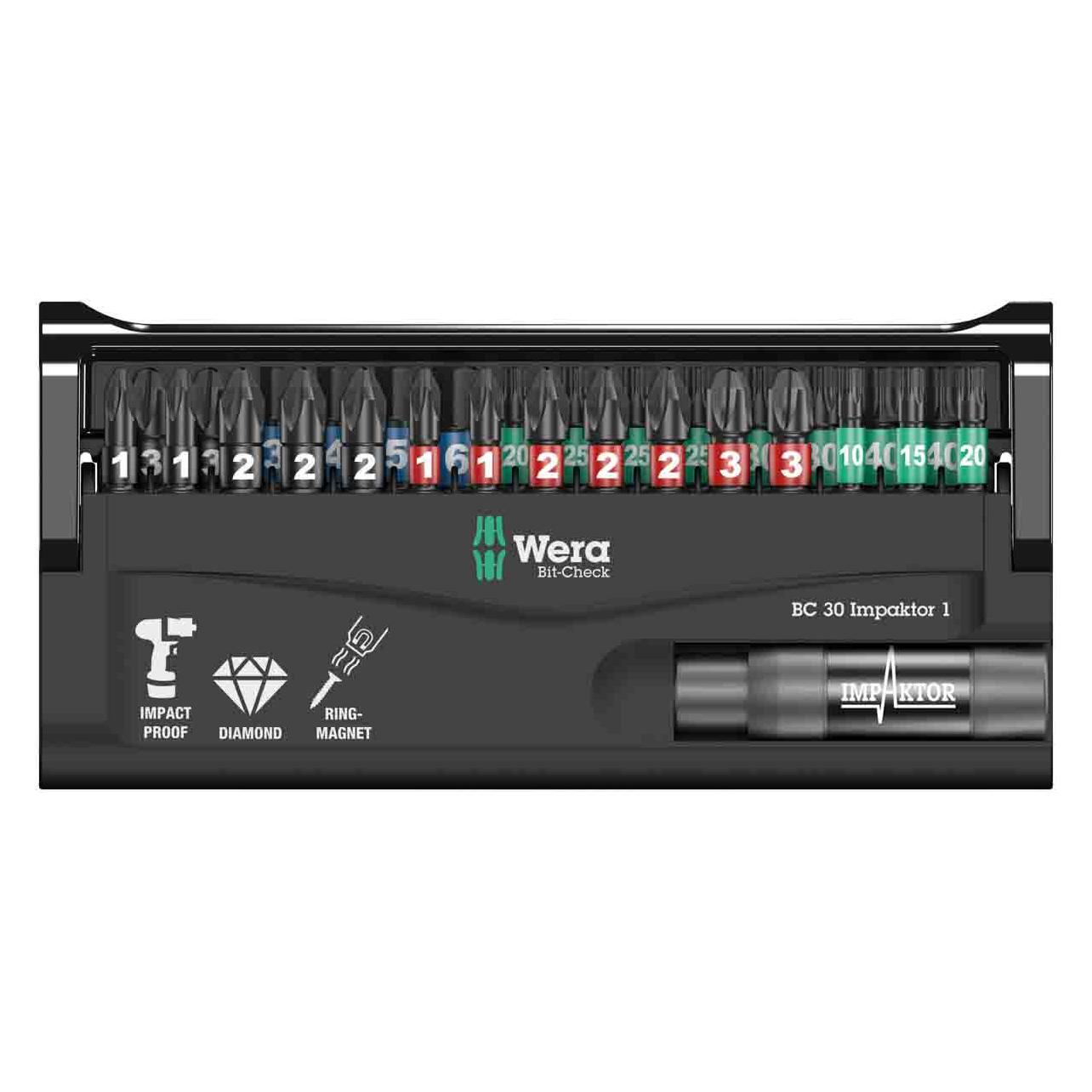Wera Bit-Check 30 Impaktor 1 (Innensechskant) (05057690001)