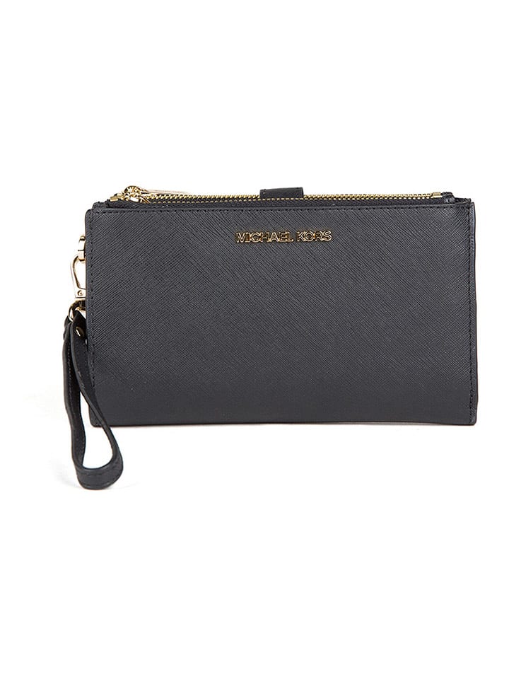 Michael Kors Leder-Geldbörse in Schwarz - (B)19 x (H)14 x (T)2 cm - onesize