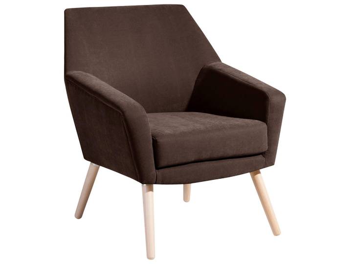 Max Winzer Sessel, Braun, Holz, Buche, 67x81x71 cm, Goldenes M, Made in Europe, Wohnzimmer, Sessel, Sessel