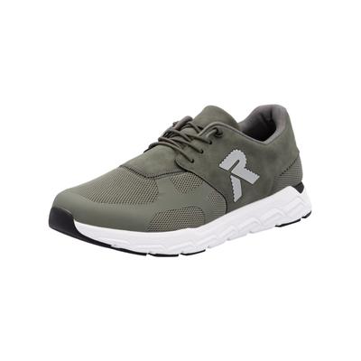 Sneaker RIEKER "Rieker Sneaker Textil", Herren, Gr. 43, grün (olive), Textil, Schuhe Sneaker
