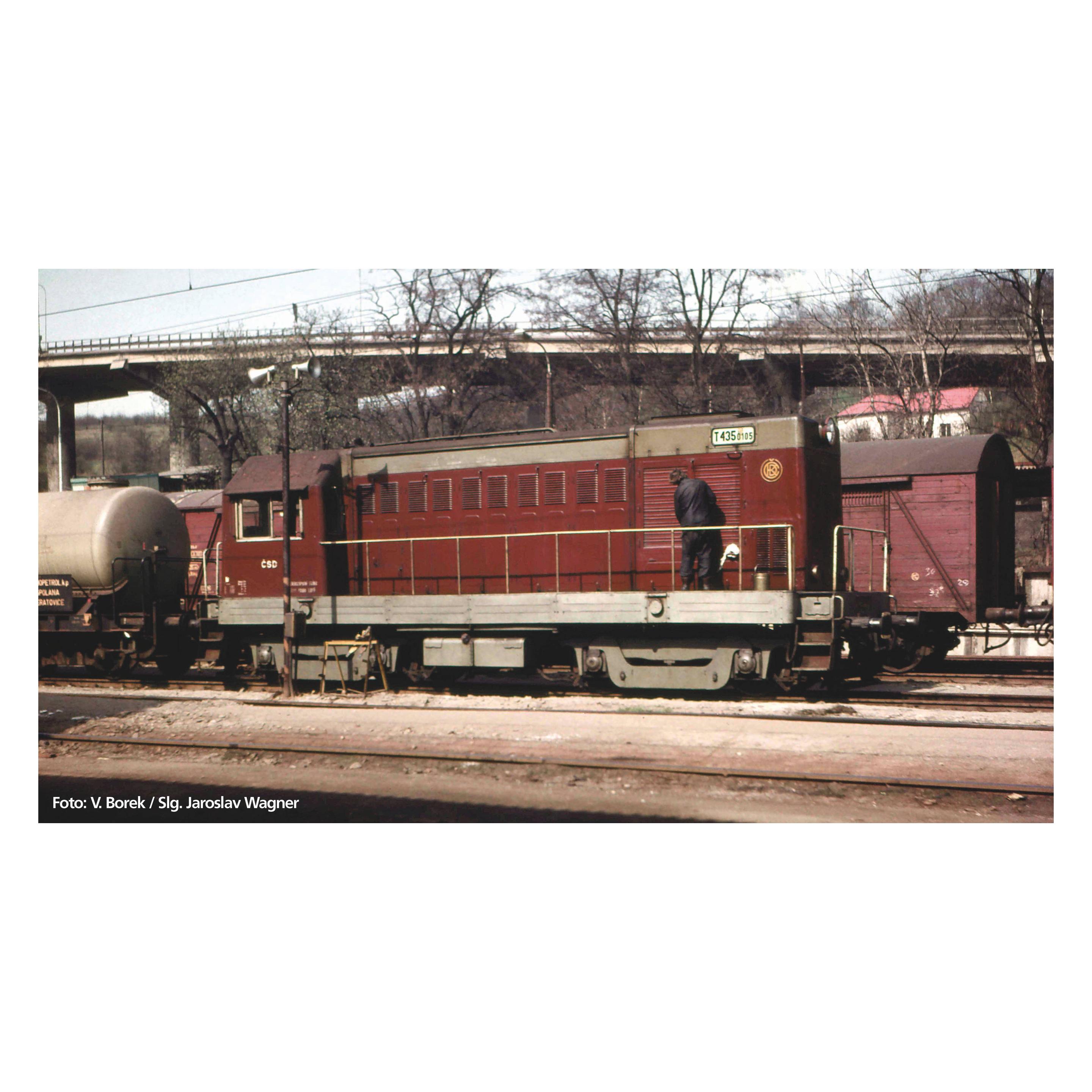 Piko Diesellok T435 Rot CSD III DC (Spur H0) (52928)