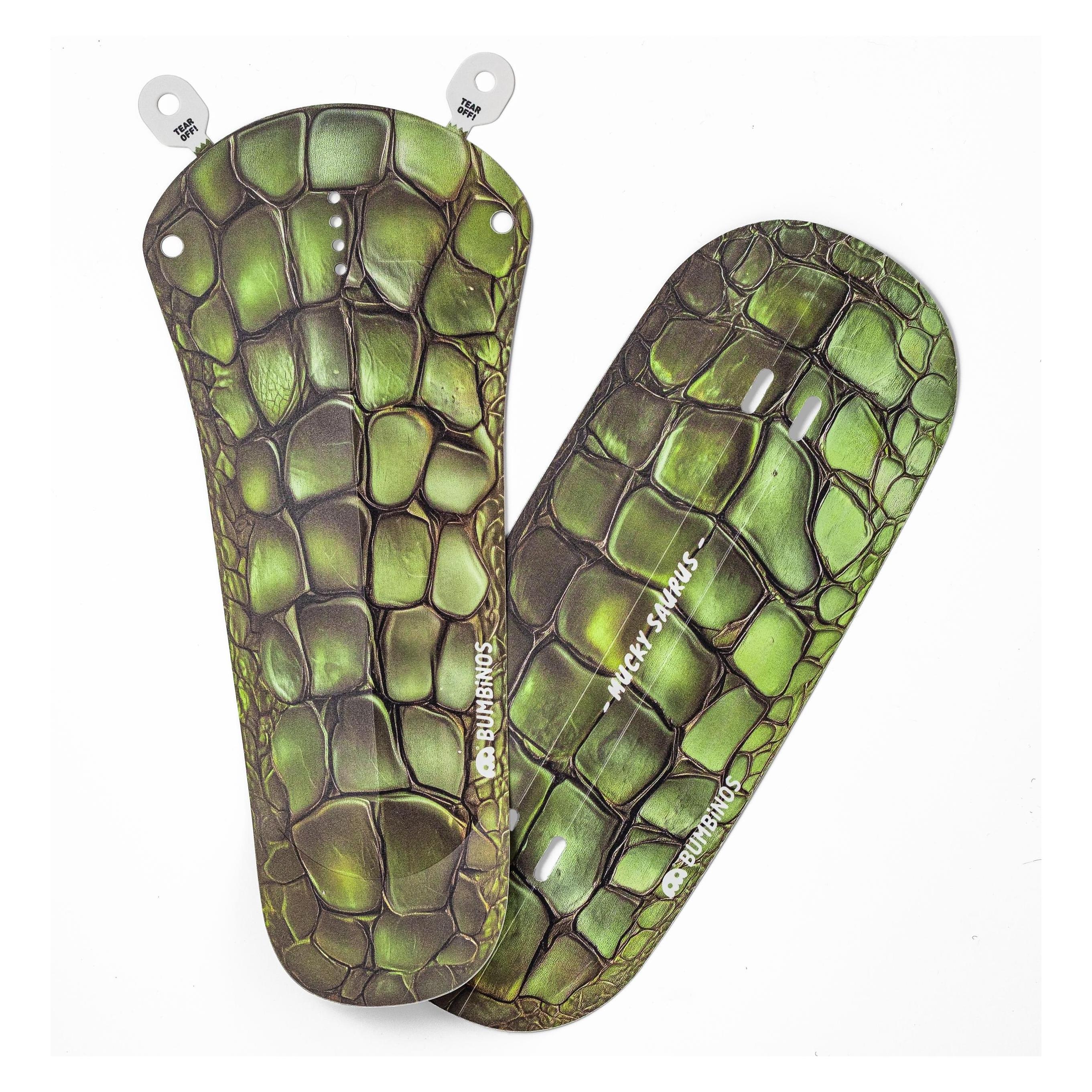 Ass Savers Bumbinos Spritzschutz HR + Rahmen, Blade Kit, Mucky Saurus, 18"-20", green (Schutzblech hinten) (69385013)