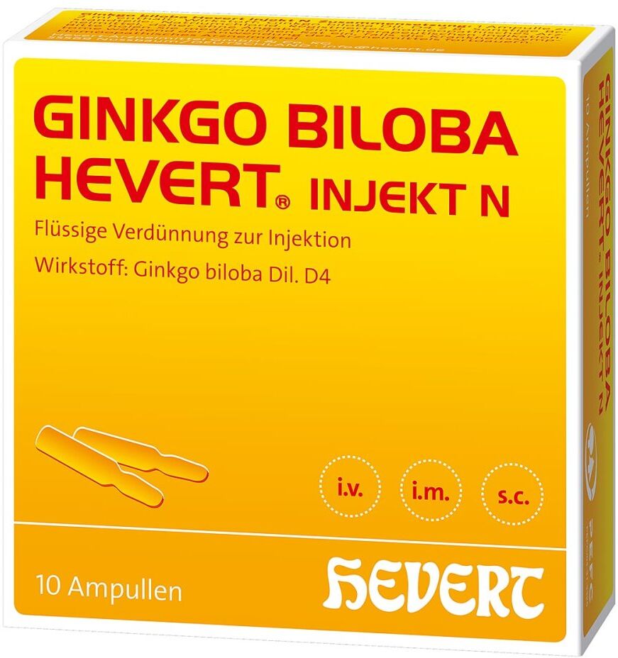 Ginkgo Biloba Hevert injekt N Ampullen