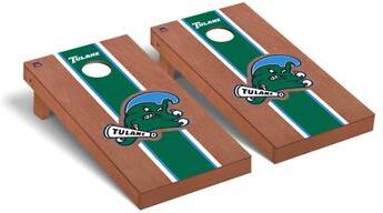 Skip's Garage Tulane Green Wave 2x4 Pro Cornhole Boards - V6