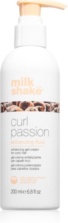milk_shake® Curl Passion Enhancing Fluid soin fortifiant pour cheveux bouclés 200 ml