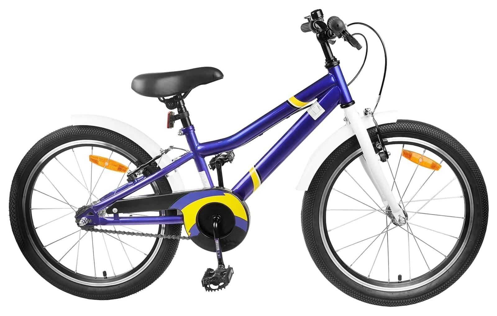 Solidchoice - Fahrrad, 12 Zoll, Stahlrahmen, für Kinder, Schwarz/Rot