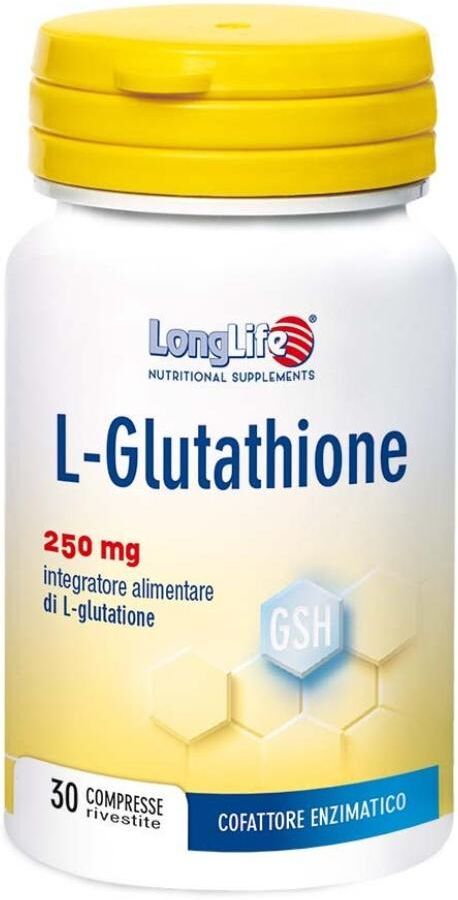 LONGLIFE Srl LongLife L-Glutathione, 30 Compresse