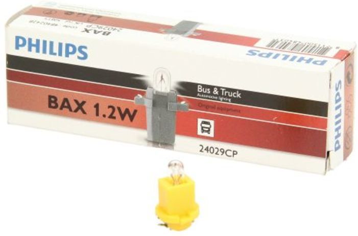 Lâmpada secundária PHILIPS W1,2W 24V, 1,2W