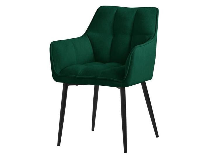 Ml-Design Esszimmerstuhl dunkelgrün, Dunkelgrün, 63x90x57 cm, Esszimmer, Stühle, Armlehnstühle