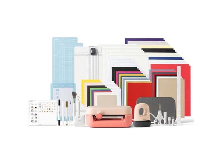 Cricut Joy™ 2 Ultimate Bundle + Digitale Inhalte, Intelligente kompakte Schneidemaschine mit Heißpresse für DIY-Bastelprojekte, individuelle Karten, Aufkleber & Etiketten